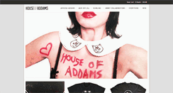 Desktop Screenshot of houseofaddams.com